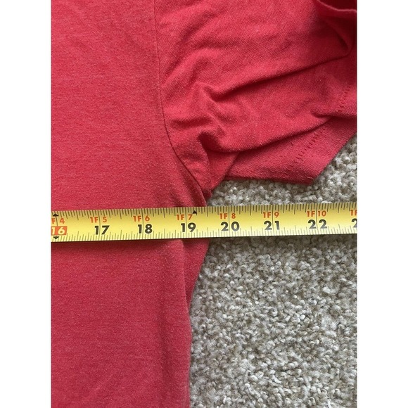 Homage Ohio State Buckeyes OSU Shirt Adult Medium Red Cotton Short Sleeve Script - Picture 3 of 7